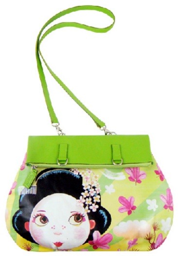 Abby — Geisha Lime With Custo Green Leather