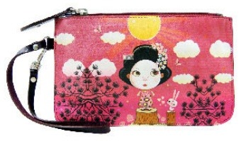 Sheila — Geisha Dk With Burgundy Leather