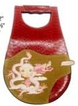 Bell — Dragon With Berry Snake Leather