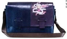 Phil — Dragon with Navy Snake Leather