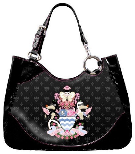 Tara — Crest Grey With Black Leather