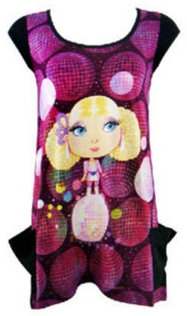 Lena — Barbie Discoball Black Jersey